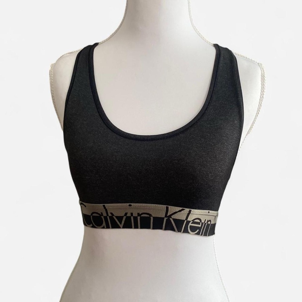 Calvin Klein Logo Sports Bra